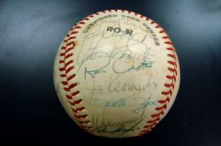 1978 Cincinnati Reds Team Signed Baseball  