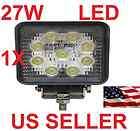 27W High Power LED Work Light Lamp SUV 4x4 Truck Tractor Boat Spot 