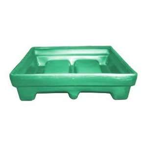  Low Walled Container 61x51x15 1000 Lb Cap. Green 