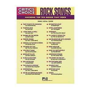  Critics Choice Rock Songs Musical Instruments