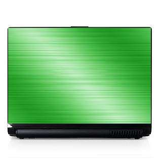 Laptop Computer Skin protective decal Green Brushd #195  