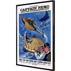  Captain Nemo and the Underwater City 11x17 Framed Poster 