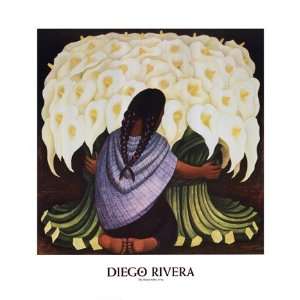   Flower Seller, 1942   Poster by Diego Rivera (25.5X32)