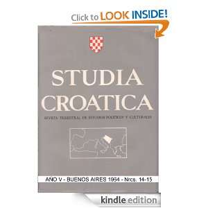  Studia Croatica   números 14 15   1964 (Spanish Edition 