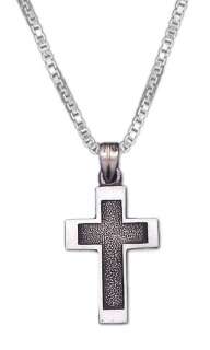 New 0.925 Sterling Silver Cross Pendant Jewelry Charm Necklace  