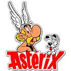 Asterix and Obelix Cartoon Bumper Sticker 4x5  