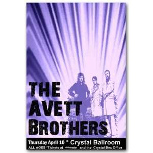  Avett Brothers Poster   P Concert Flyer