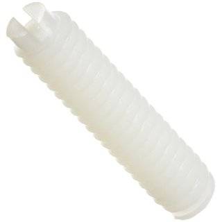 Nylon 6/6 Set Screw, Recessed Slotted Drive, 1/4 20, 1 1/2 Length 