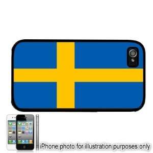   Swedish Flag Apple iPhone 4 4S Case Cover Black 