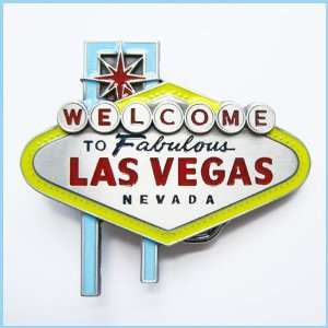   CASINO Welcome to Las Vegas Belt Buckle CS 033 