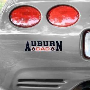  NCAA Auburn Tigers Dad Car Decal