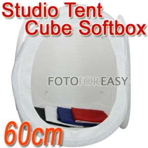 24 60 x 60cm Photo Studio Light Shooting Tent Cube Box  