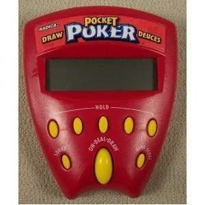  Pocket Poker Draw and Deuces 2 in 1 Handheld Game (1999 