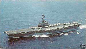 LOT OF 5 USS HANCOCK (CVA 19) GLOSSY PHOTOS 3 1/2 x 6  