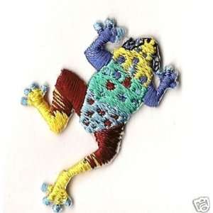  Frogs/Southwest Embroidered Iron On Applique Frog Patch 