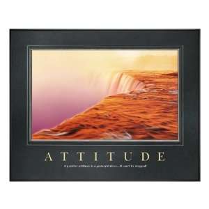  Successories Attitude Watercliff Motivational Poster 