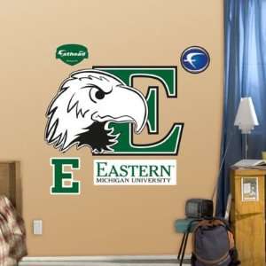 Eastern Michigan University Logo Fathead NIB Everything 