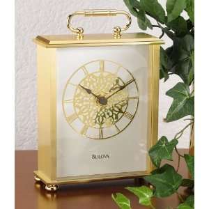 Bulova Brass Clock 