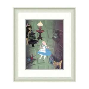   Disney Framed Art Alice Down the Rabbit Hole Children