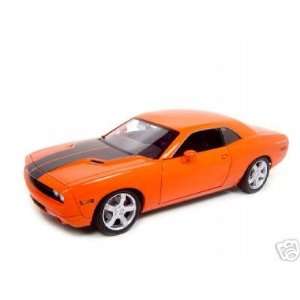  2006 Dodge Challenger Concept Orange Diecast Car Model 1 