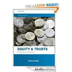 Equity and Trusts, 3e Michael Haley, Lara McMurtry  