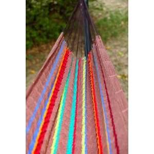  Cintz Mexican Double Hammock, Brown and Yellow, comes in 
