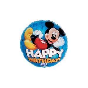  Mouse Happy Birthday Blue   Mylar Balloon Foil