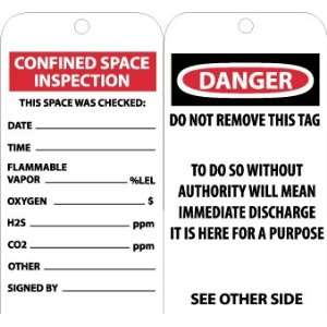  TAGS CONFINED SPACE INSPECTION