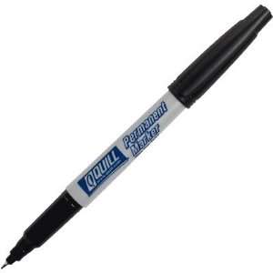  Quill Brand Permanent Sharp Point Markers Ultra Fine Point 
