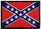 Confederate flag dixie rebel confederacy civil war applique iron on 