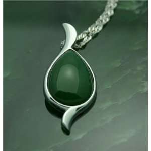  Polar Jade Pear Pendant (P0820) Jewelry