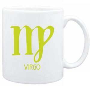  Mug White  Virgo   Symbol  Zodiacs