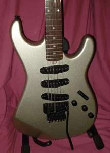   Guitar Vintage 1988 Silver Strat Floyd Rose III Kramer Parts NR  