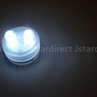 20 SUPER Bright White Dual LED Submersible Floralyte II Party Wedding 
