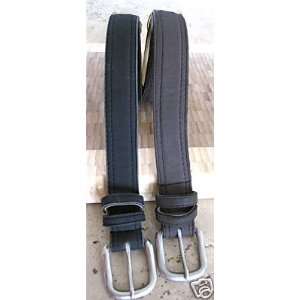  NEW size 42 BELT faux Leather Suede Finish in Black 