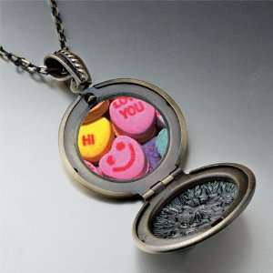  Valentine Heart Halloween Candy Pendant Necklace Pugster 
