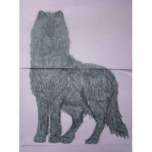 Wolf Dog Poster