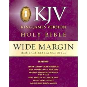  Heritage Wide Margin Bible (9780529101204) Books