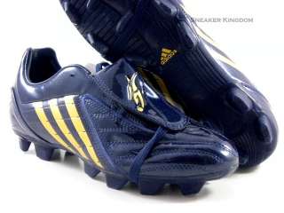 Adidas Predator Absolado FG Navy Blue/Gold Soccer Futball Cleats Boots 