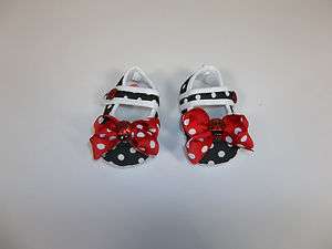Glitter Ladybugs/Sparkle Butterfly Polka Dot Infant Crib Shoes NIP 
