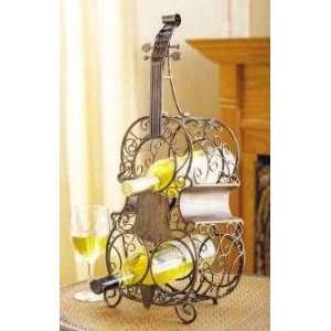  Luxury Tabletop Violin Wine Rack