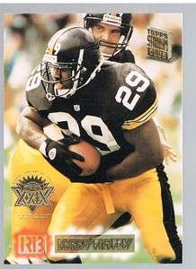 1994 Topps Stadium Club Super Bowl XXIX Barry Foster #340 Steelers 