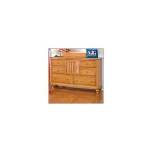  Standard Camp Forest Light Pine Double Dresser with 