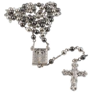 WHITE and BLACK ROSARY STYLE#105b