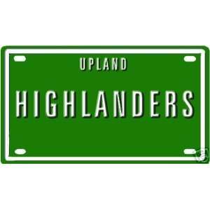  Upland High School   Upland, CA Booster Club License Plate 