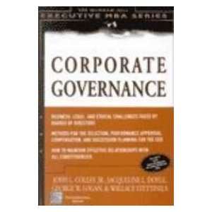  Corporate Governance ; The McGraw Hill Executive MBA 