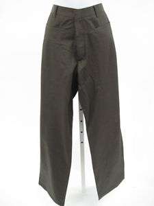 ZARA Mens Olive Nylon Pants Slacks Trousers Size 36  
