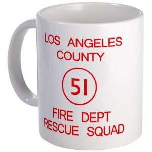  Squad 51 Emergency Vintage Mug by  Kitchen 