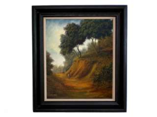 Gibbs Oil on Canvas Landscape Painting