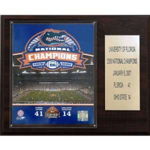  NCAA Football Florida 2006 Football Champions Plaque: Home 